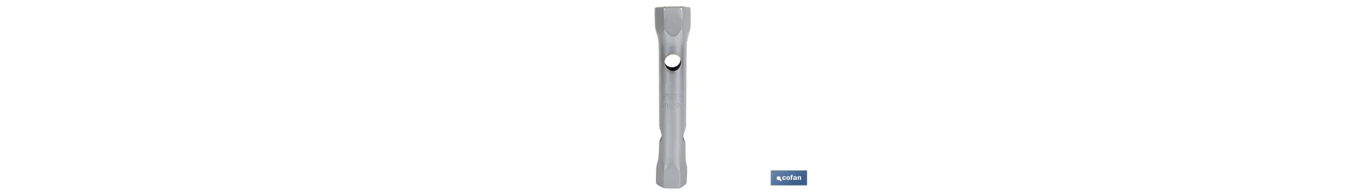 Llave de tubo DIN 896 B | Material: acero endurecido | Doble boca hexagonal | Disponible en diferentes medidas