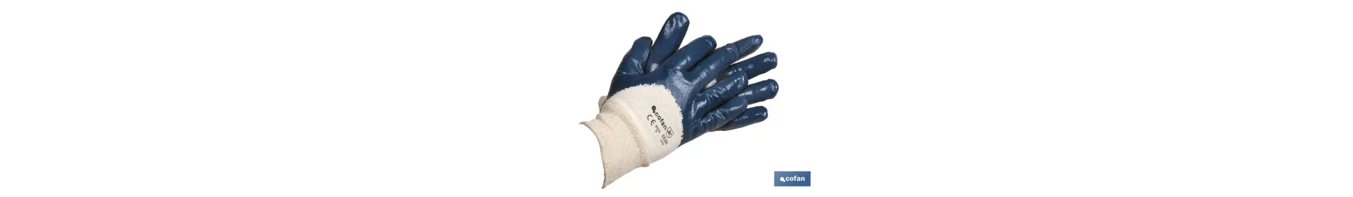 Guantes de nitrilo azules | Revestimiento impermeable y no absorbente | Larga duración y resistentes