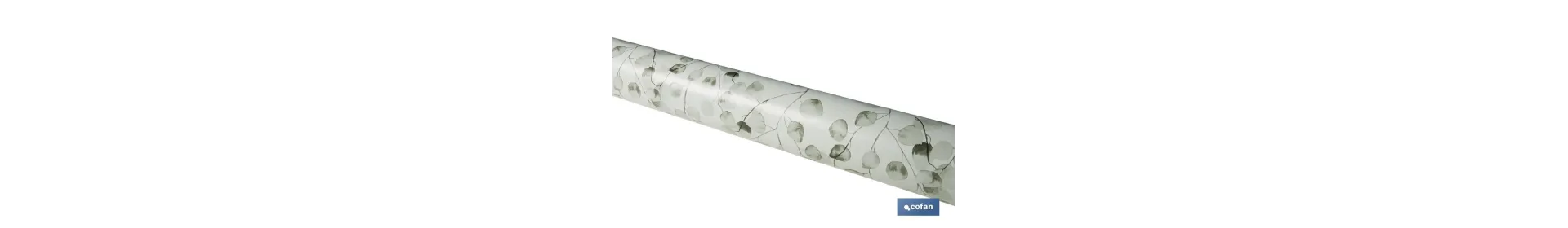 Hule con diseño moderno de hojas de eucalipto | Materiales: PVC y polipropileno | Fácil de limpiar | Disponible en diferentes m