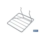 Soporte para sierras | Diseño ligero y funcional | Ideal para expositores | Color: gris claro | Medidas: 200 x 180 x 140 mm