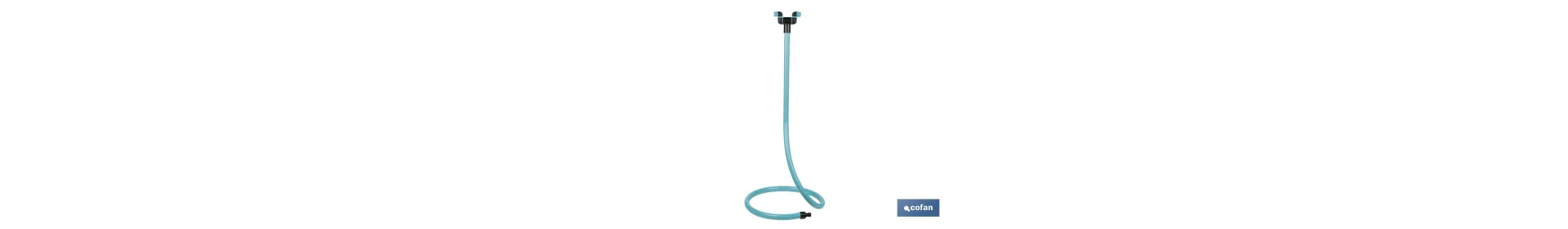 Torre de nebulización de 79 cm de altura con 2 boquillas ajustables | Perfecta para exteriores