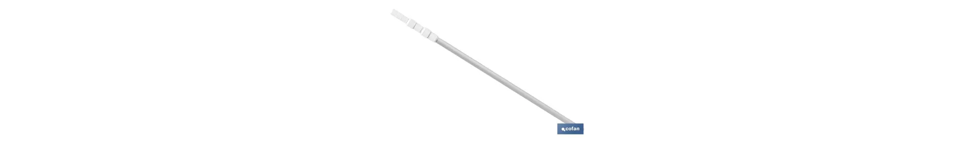 Pértiga Extensible de 100-300 cm para accesorios de limpieza de piscinas