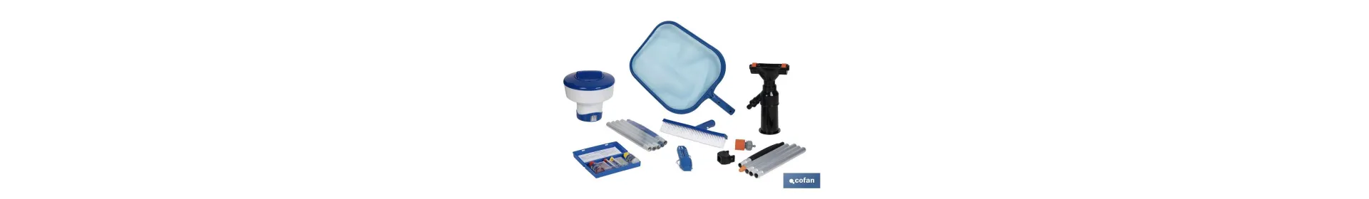 Kit de mantenimiento y limpieza de piscinas | La solución integral para una piscina impecable