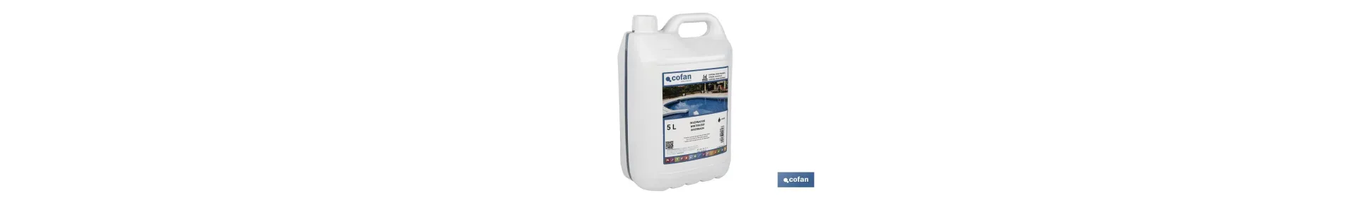 Invernador líquido para piscinas | Capacidad: 5 litros | Agua cristalina en Invierno