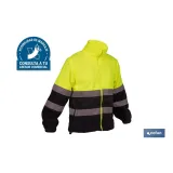 Forro polar de alta visibilidad con cierre de cremallera | Color: amarillo y azul | Disponible desde la talla S hasta la XXXL