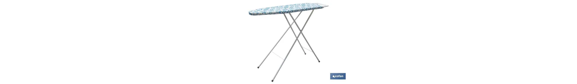 Tabla de planchar | 3 posiciones regulables | Compacta y ajustable | Patas antideslizantes | Medidas: 110 x 32 cm