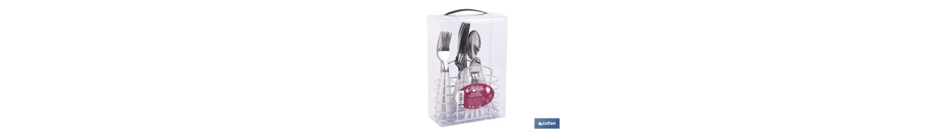 Set de 24 cubiertos de acero Inoxidable | Diferentes colores | Diseño Moderno y Funcional