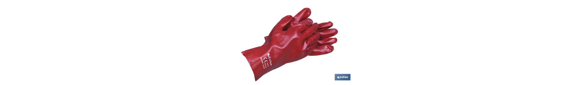 Guantes de PVC estanco | Protegen y cuidan la piel | Ideales para tareas de limpieza