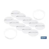 Pack de 10 Prefiltros P2 NR para Filtros A1B1E1K1 + 2 Aros Retenedores