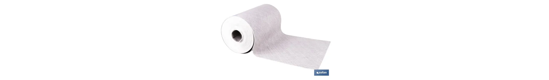 Rollo de alfombra vinílica semirrígida de impresión digital | Estampado jaspeado en gris claro | Resistente para suelos interio