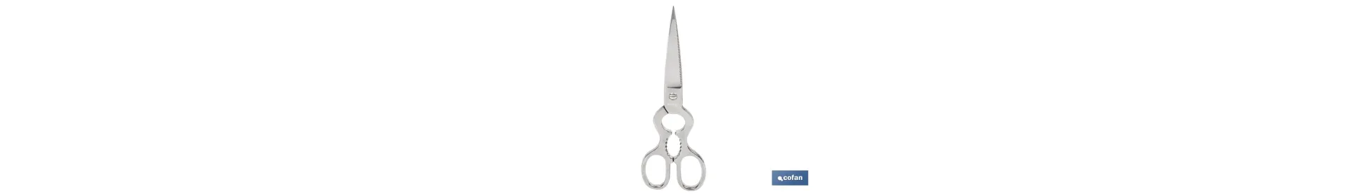 Tijeras de pescado | Adecuadas para uso profesional | Hojas de acero inoxidable | Longitud: 21 cm | Ideales para corte preciso 