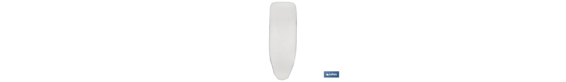Funda acolchada para tabla de planchar | Color: gris metalizado | Material: 100 % algodón | Refleja el vapor | Disponible en do