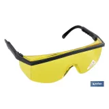 Gafas de Seguridad | Lente Color Amarillo | Protección UV | EN 166:2001