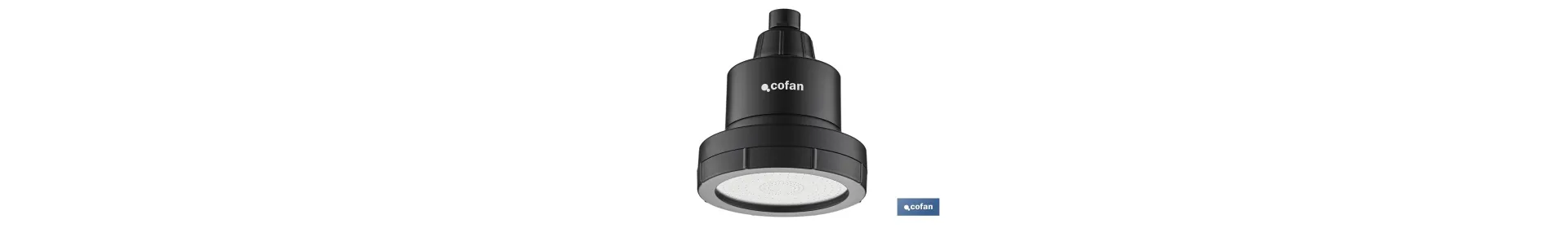 Rociador de ducha de alta presión con acabado en negro | Incluye filtro de 15 etapas | Rotación 360° | Fácil instalación y ahor