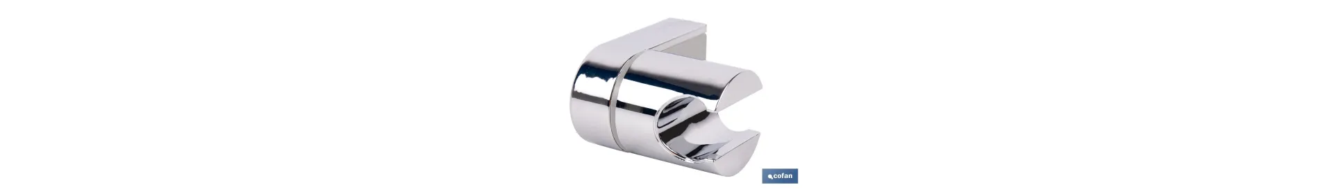 Soporte de ducha para pared | Material: ABS resistente | Soporte ajustable | Disponible en acabado cromado