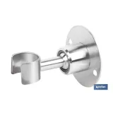 Soporte de ducha para pared | Material: acero inoxidable | Diámetro: 5,5 cm | Fácil instalación | Disponible en dos acabados di