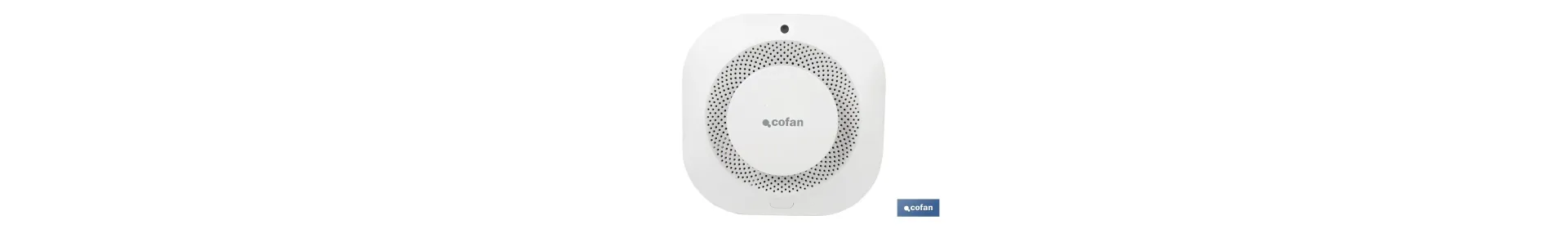 Detector de humo inteligente | Conexión WiFi y Bluetooth | Aplicación Smart Life o Tuya | Compatible con Alexa y Google | Segur