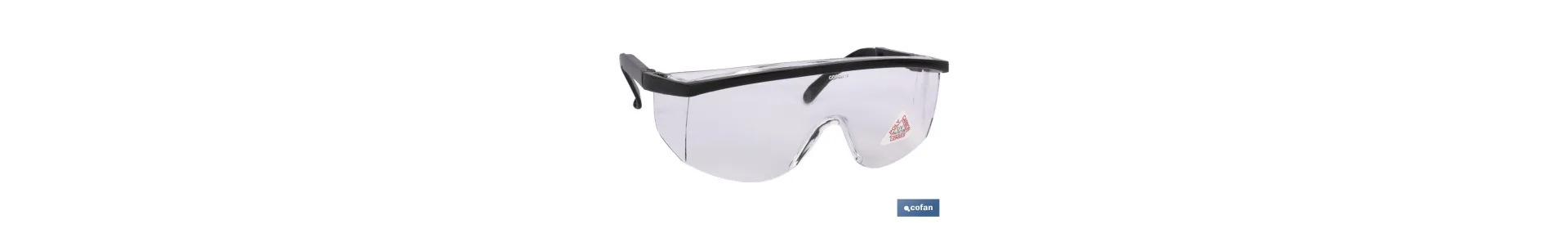 Gafas de Seguridad | Con lente clara | Modelo Estándar | EN 166:2001