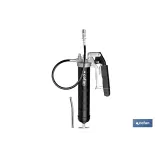 Bomba de engrase dual tipo pistola y palanca | Hasta 7000 PSI | Compatible con cartuchos de grasa de 400 g o carga a granel