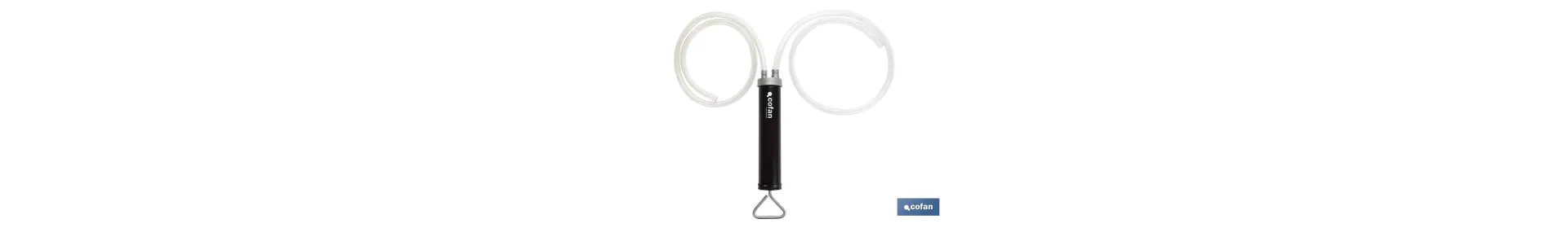 Bomba de transferencia manual | Capacidad: 500 ml | Acción dual | Cuerpo metálico