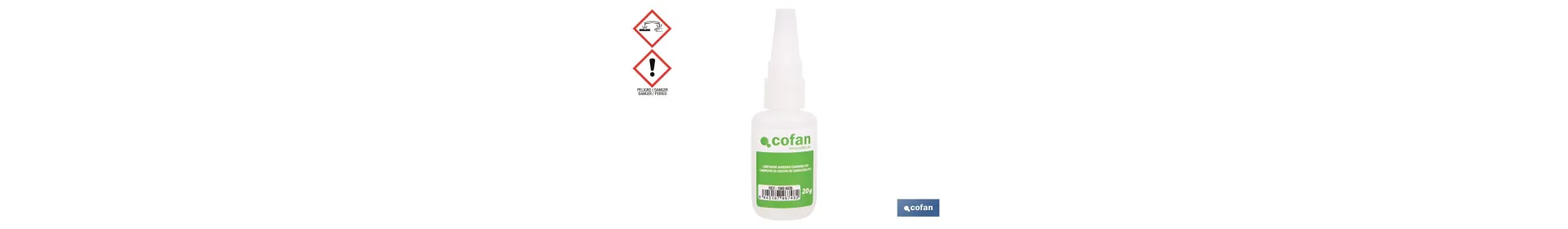 Limpiador de adhesivo cianoacrilato de 20-g | Disolvente para pegamentos