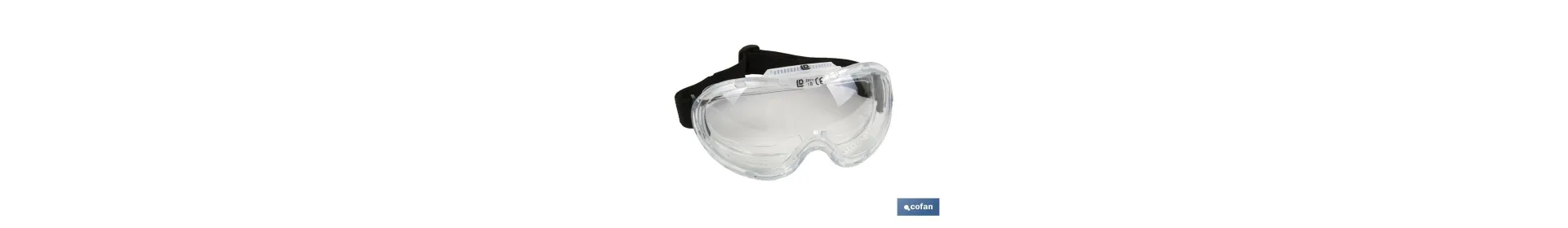 Gafas de Protección contra Proyecciones | Confortables y Ligeras | Ajuste con Goma | Protección UV | 12 Unidades