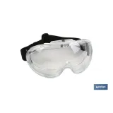 Gafas de Protección contra Proyecciones | Confortables y Ligeras | Ajuste con Goma | Protección UV | 12 Unidades