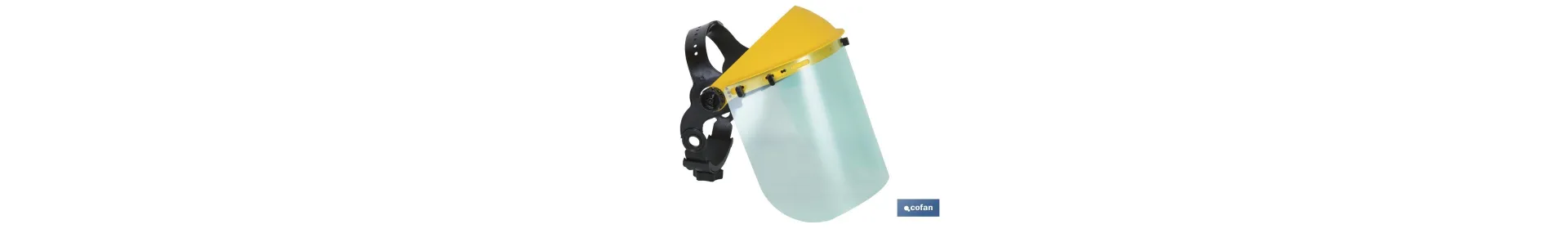 Casco Pantalla de Protección | Abatible | Ajustable Manualmente | EN 166/EN 1731