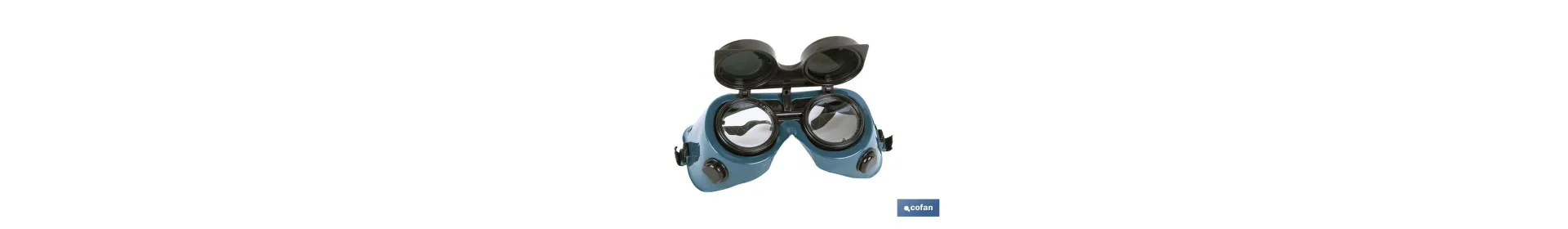 Gafas de Seguridad | Para Soldadores | Lentes Abatibles | EN 166/EN 175