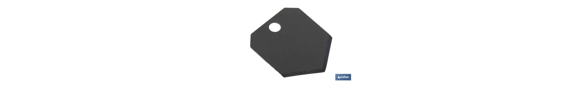 Recambio de cuchilla para tijeras cortamangueras | Material: acero inoxidable | Recubrimiento PTFE | Medidas: 25 x 20 x 1 mm