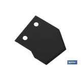 Recambio de cuchilla para tijeras cortamangueras | Material: acero inoxidable | Recubrimiento PTFE | Medidas: 43 x 380 x 1 mm