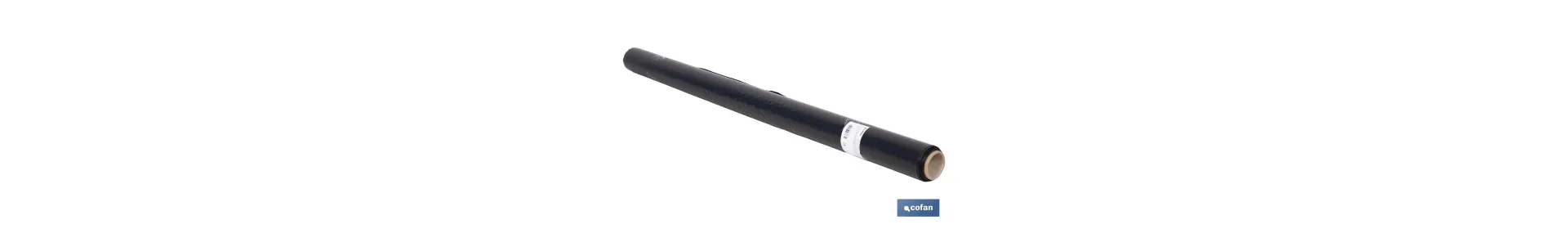 Rollo de film negro | Material: polietileno | Galga 400 | Grosor: 100 micras | Protección de embalajes | Disponible en diferent