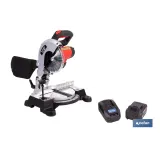 Ingletadora a batería 20 V con motor brushless | Corte máx. 105 mm, inclinación -45°/+45°, velocidad 3200 rpm | Incluye bolsa d