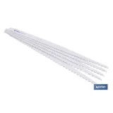 Hojas de sierra de sable universales HCS para madera seca, aglomerado y plásticos | Packs de 5 unidades | Disponibles en difere