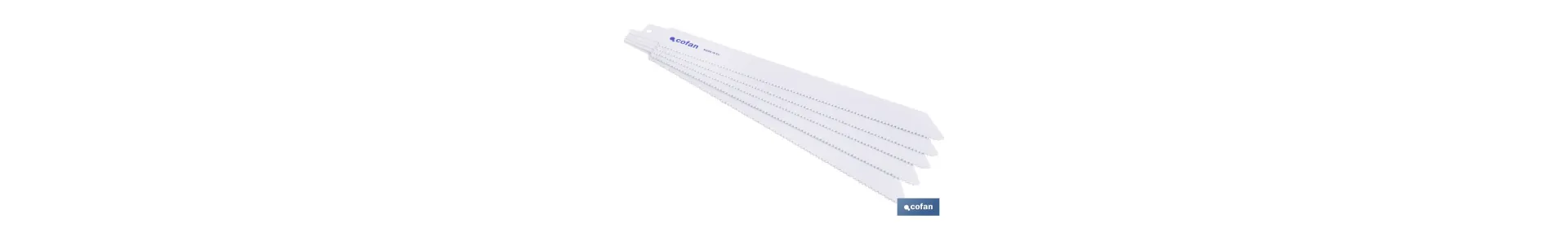Hojas de sierra de sable universales bimetal para metales de 2 a 4 mm de espesor | Pack de 5 unidades | Disponibles en diferent