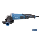Amoladora angular eléctrica 1010 W Ø115/125 mm con velocidad variable 3000-11000 rpm | Arranque progresivo, mango antivibración