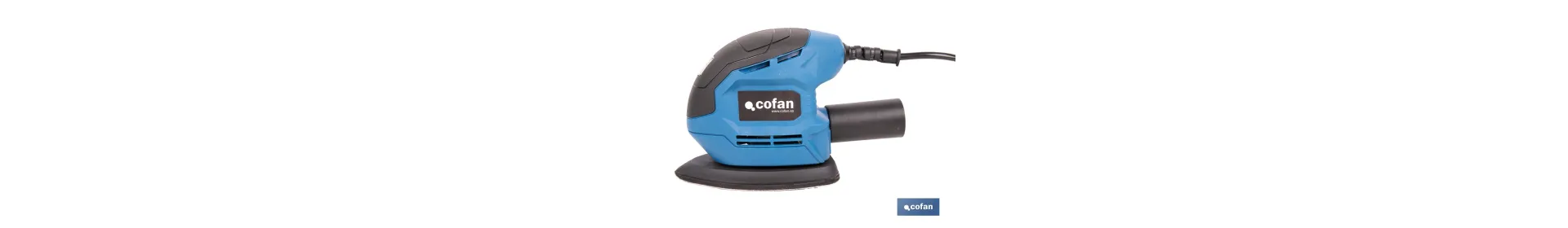 Lijadora mouse eléctrica 130 W 14 000 rpm, aspiración de polvo | Base de velcro con 5 agujeros | Ideal para madera, chapa, laca