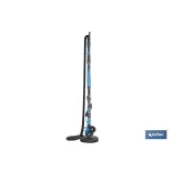 Lijadora de pared y techo eléctrica 710 W 1500 rpm | Tubo extensible, aspiración de polvo y luz LED integrada | Incluye maletín