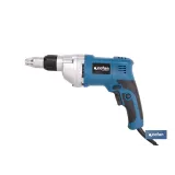 Atornillador eléctrico para paredes de yeso 600 W 2400 rpm | Velocidad variable, inserción de portapuntas 1/4 | Diseño ergonómi