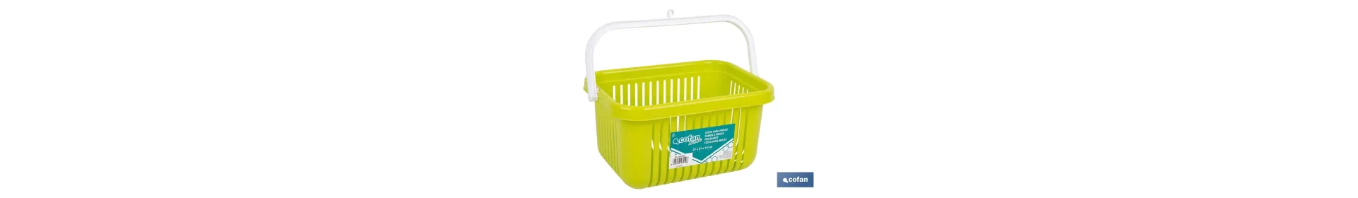 Cesta para pinzas de ropa con colgador | Almacenamiento para colada | Disponible en diferentes colores