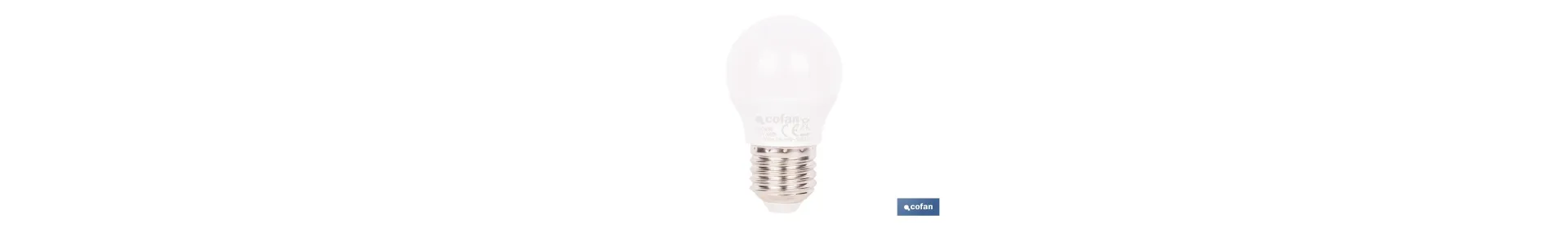 Bombillas LED esféricas E27 6,5 W 806 lúmenes | Ahorro de energía y larga duración 15.000 h de vida | Disponibles en 2 temperat