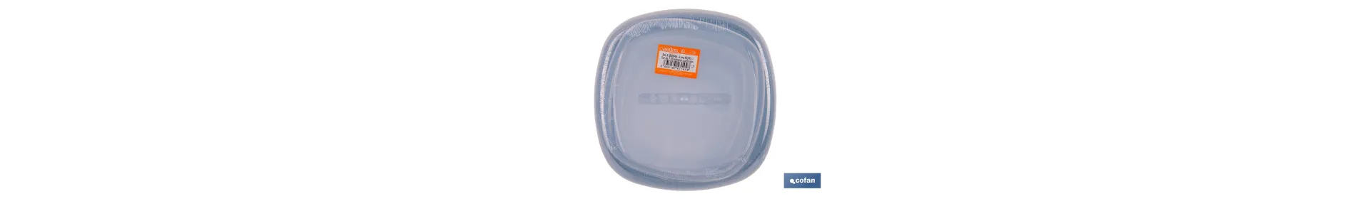 Set de 7 fiambreras cuadradas apilables con tapa hermética | Recipientes de 220 ml a 3600 ml | Aptas para microondas y congelad
