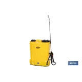 Pulverizador de espalda eléctrico | Batería de litio de 12 V | Lanza de 58 cm con correas acolchadas | Disponible en dos capaci