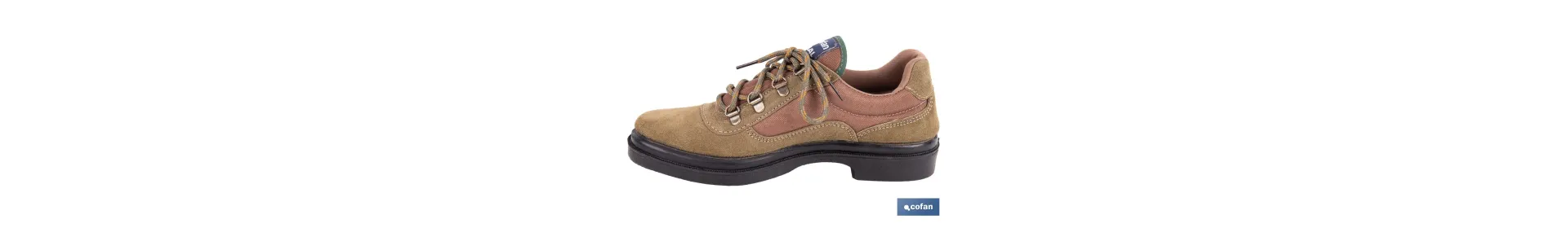 Zapatilla trekking Piornal | Piel de serraje y suela de caucho antideslizante | Disponible desde la talla 38 hasta la 46