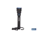 Linterna LED de alta potencia | Recargable con 6 modos de luz | Disponible en dos potencias: 18.000 lm y 10.000 lm