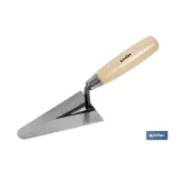 Paletín con punta redonda| Medidas: 130 mm de longitud | Para la construcción | Mango de madera