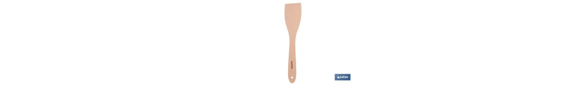 Paleta de madera de haya sin ranuras | Longitud: 30 cm | Ideal para remover y mezclar