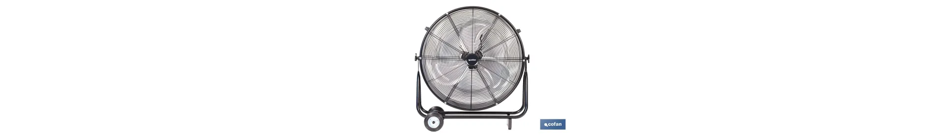 Ventilador industrial de suelo con 3 aspas | Potente motor con varias velocidades | Disponible en diferentes medidas y potencia