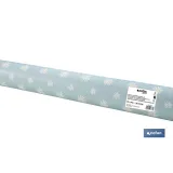Rollo de hule estampado margarita jade | Materiales: PVC y tela no tejida de polipropileno | Fácil limpieza | Medidas 1,40 x 25