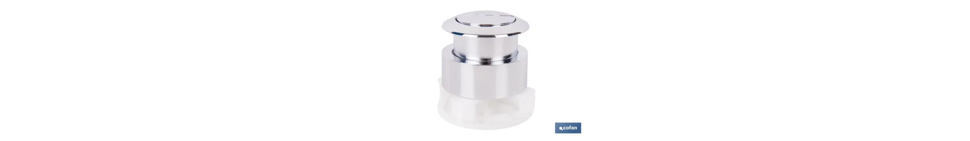Pulsador de doble descarga para inodoro | Sistema Dual Flush y ahorro de agua | Compatible con descargador modelo Tambre